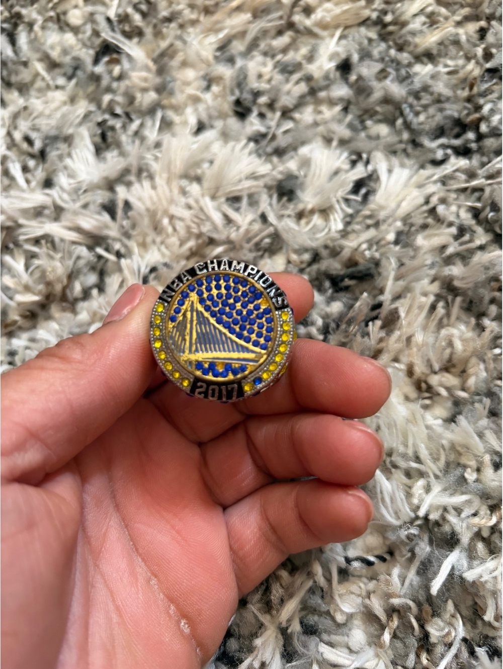 2017 Warriors champion ring